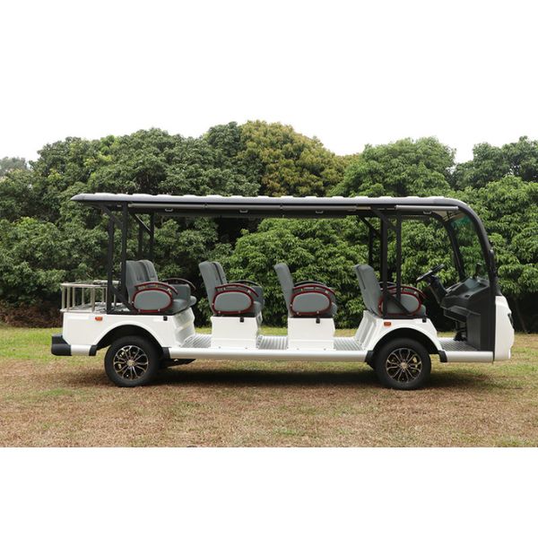 EcoGolf Shuttle Bus 8 Passenger With 72V Lithium Ion Battery For Leisure Tours