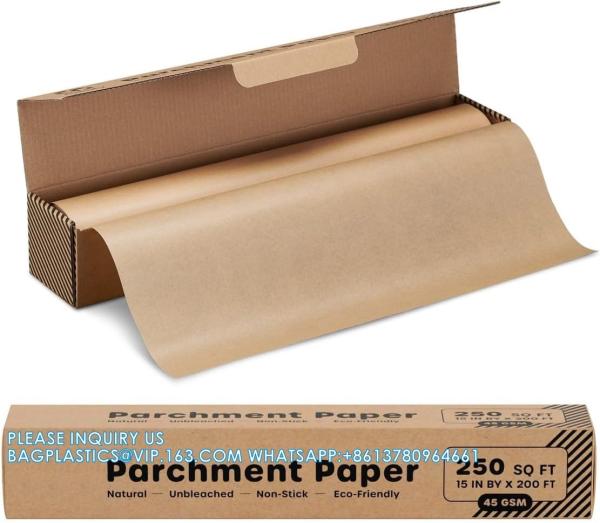 Unbleached Parchment Paper For Baking, 15 In X 210 Ft, 260 Sq.Ft, Heavy Duty