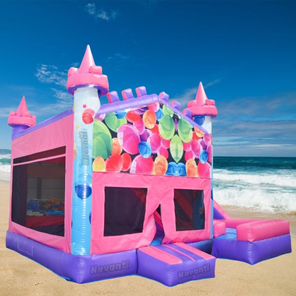 Commercial Adult Inflatable Bounce House Combo with Water Slide and Customized Color