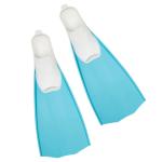 Short Rubber Beginner Freediving Fins Silicone TPE Swim Strap For Adults