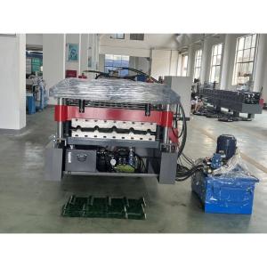 Wholesale PPGI Zinc Metal Roof Making Machine 0.3mm Full Automatic Metal Trapezoid 5 Rib from china suppliers