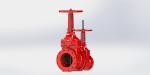 NRS Rising Stem Gate Valve Less with Operation Torgue / Abrasion Resistance