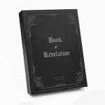 Magnetic Closure Cardboard Display Box Coin Packaging Hollow Faux Book Style Box