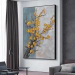 Modern Home Decor Oil Painting Landscape Abstract Textured Canvas Wall Hanging