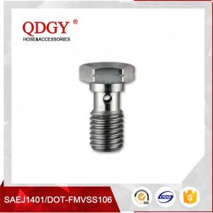 Wholesale STAINLESS STEEL MATERIAL BRAKE HOSE FITTINGS SINGLE BANJO BOLT M10 X 1.5 from china suppliers
