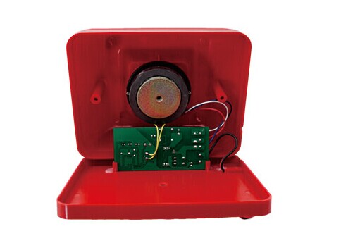 CS105 Wireless Outdoor Security Alarm Siren 24 VDC Red Fire Alarm