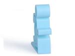 Funny Design Glass Door Stopper , Soft Plastic Man Glass Shower Door Holder PVC