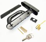 Sliding Door Window Handles 1000g Weight Zinc Material With One Side Keys OEM