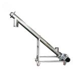 Cement Flexible Auger Feeder Stainless Steel Screw Conveyor With Heat Resistant