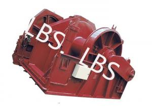 China 50 Ton Hydraulic Crane Winch Signle / Double Drum For Marine Cargo Ship Boat Vessel on sale