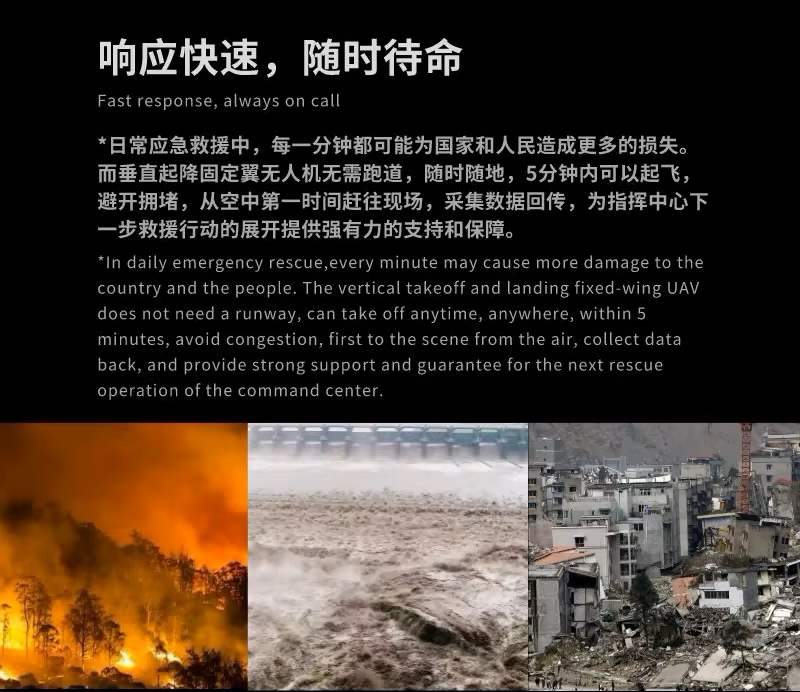 Long Endurance Delta Wing Drone Vtol Fixed Wing DroneTriangular Wing Unmanned Aerial Vehicle