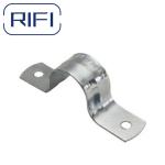 Electrical EMT Conduit Fittings 2 Hole Pipe Strap Galvanized Metal 4 Inch