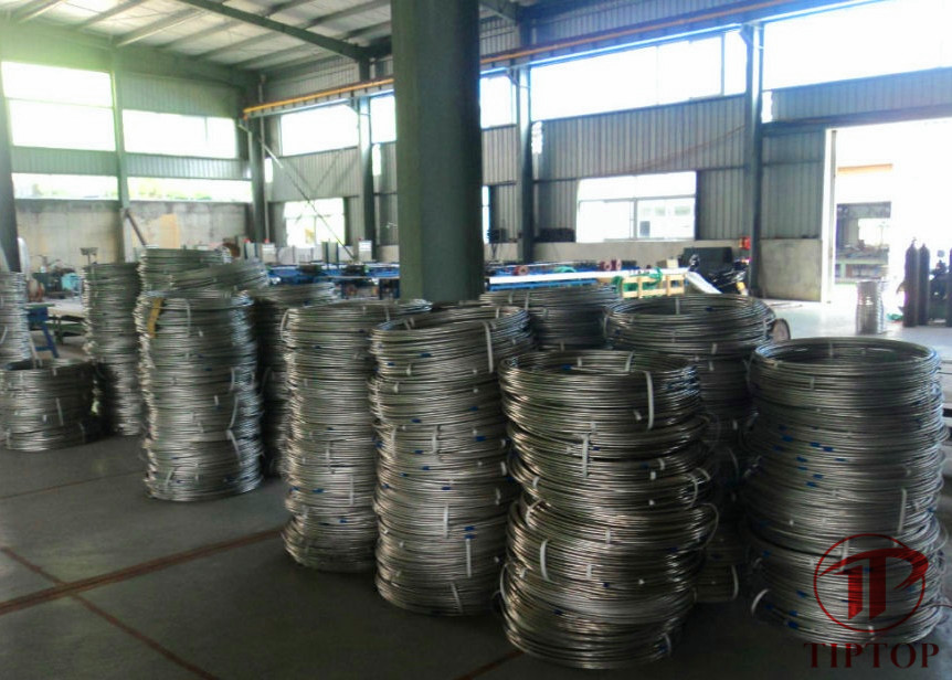 Bending UNS S30403 SS304L Hydraulic Control Line Tubing