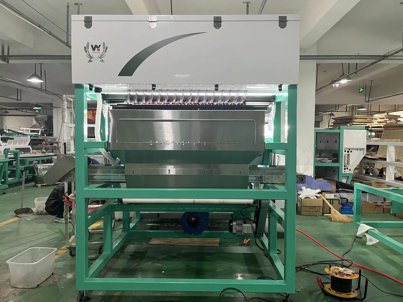 CCD Optical Two Layers Glass Mineral Sand Salt CCD Color Sorting Machine WENYAO