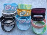 2016 Promotion Gift Debossed Silicone Bracelet / Silicone Wristband Eco-friendly