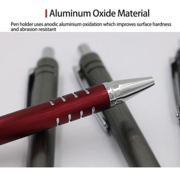 Classic Metal Ballpoint Pen Aluminum Promotion Logo Press Ball Pen 6
