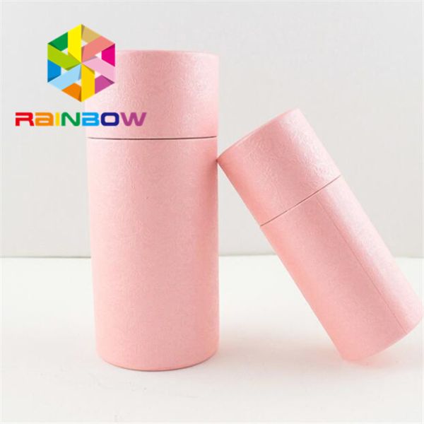 Wax Bottle Paper Box Packaging Cosmetics Push Up Tube Customized Recycled Materials