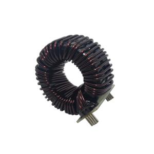 Wholesale Customized 100uh High Current Toroidal Coil Power Inductor for PV Inverter Ferrite Leaded 220V 50Hz Audio 30mh Inductor from china suppliers