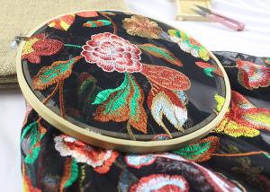 Wholesale Floral Multi Colored Antique Lace Fabric With Fine Pattern And Bright Luster Color from china suppliers