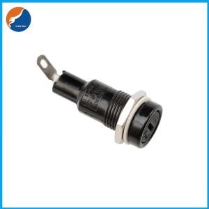 Wholesale H3-11 5x20MM Glass Ceramic Tube Black Electrical Panel Mounted Screw Cap 10Amp Fuse Holder from china suppliers