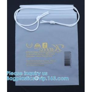 Biodegradable Drawstring Laundry Bag With Printing,Logo Printed Poly Drawstring