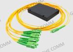 Datacentre ABS Box Corning Fiber SC APC Fiber Optic Cable Splitter 1 In 8 Out