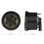 Waterproof Firebug Amber LED Turn Signal Light Smoke Lens Front Grill headlight