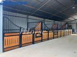 Powder Coated Euro Horse Stalls Customizable Construction