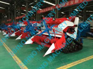 Wholesale 0.7 kg/s diesel engine mini wheat rice combine harvester from china suppliers