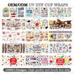 Imaiwill Custom MOQ High Quality Fashion Transfer Label Transparent Film UV DTF
