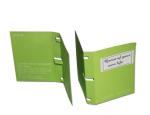 Custom Printed Personalised Centerfold Clothing Paper Swing Tags Supplier