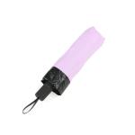 upf 50+ uv blocker three fold umbrella with custom logo in purple color
