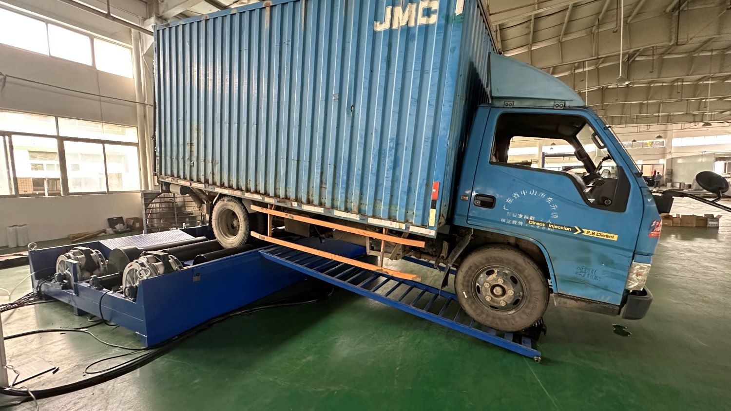 CTCDG-15 AutoThree Axis Six Roller Vehicle Chassis Dynamometer Horsepower Dynamometer
