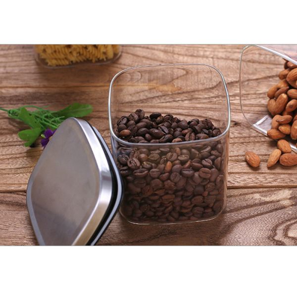 600ml 1000ml 1400ml Glass Canning Jars / Hermetic Glass Storage Jars