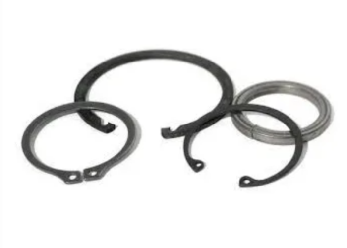Spring Steel Retaining Ring Black Oxide Axially Mounted Circlips