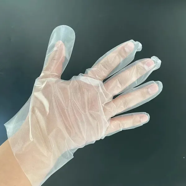 Waterproof Disposable Plastic Gloves Food Grade PE for Storage &amp; Industry Use Manufactured in China