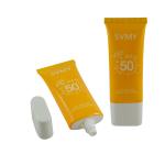 empty collapsible hand cream aluminum laminated lotion tube cosmetic packaging