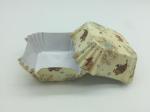 Yellow Paper Baking Cups Special Pattern PET Film Coated Turntable For Cake