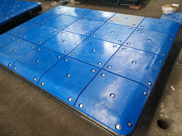 Customized UHMW - PE Face Pads For Impingement Bolt Mounting