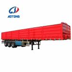 Container and Cargo Carrier 3/4 Axles Bulk Cargo Sidewall Semi Trailer with