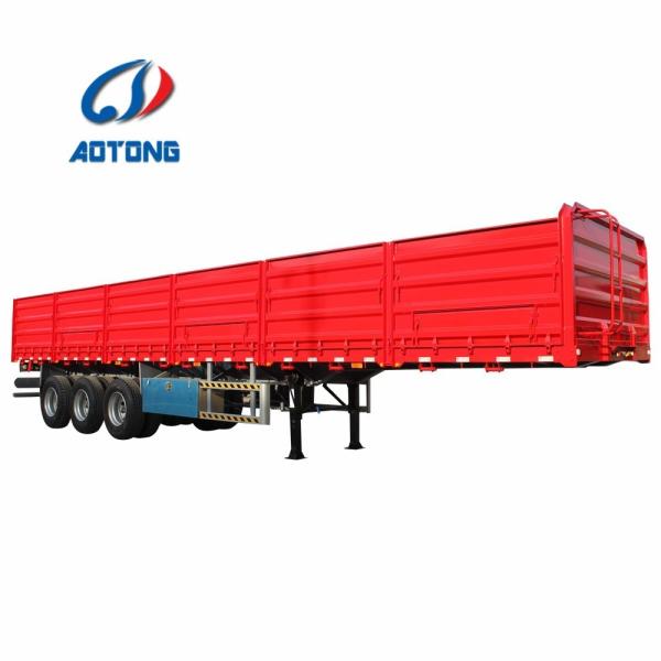 Container and Cargo Carrier 3/4 Axles Bulk Cargo Sidewall Semi Trailer with