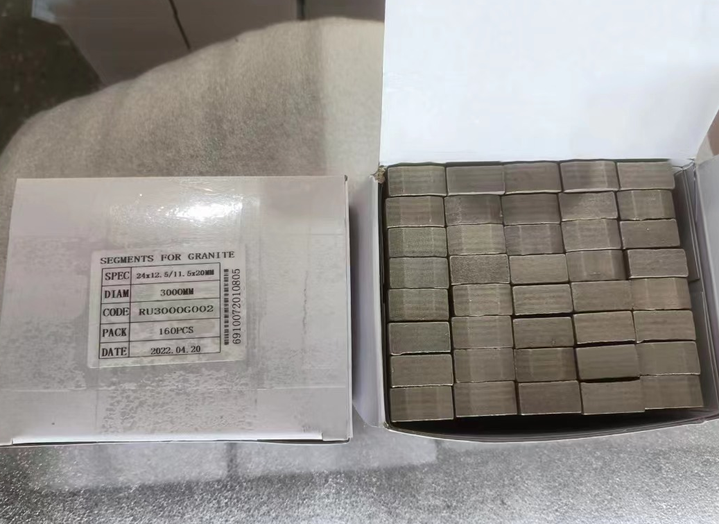 3000mm Saw Blade Hard Granite Segment 30mm For Europe Market