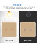 ABS Glass Touch Dimmer Tuya Smart Switch Smart Life APP Control