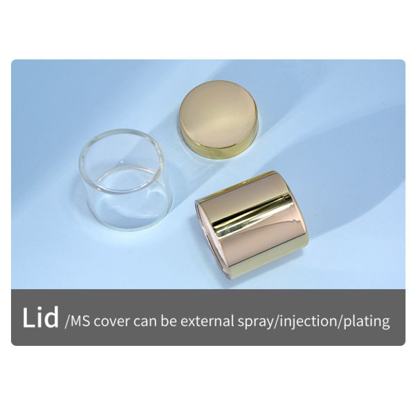 30ml 60ml 100ml Purple Empty Skincare Bottles Luxury Lotion Pump Bottle With Acrylic Base Material