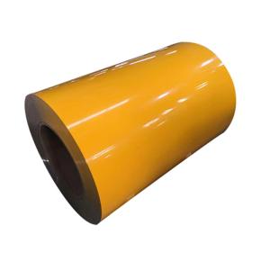 Wholesale Durable Yellow Color Prepainted Aluminium Coil Alloy 5052 0.6mm X 1250mm For Roofing And Cladding from china suppliers