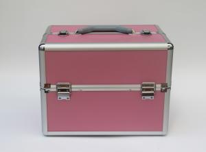 Wholesale ABS Aluminium Cosmetic Case Box Velvet Lining Size L 260 X W 220 X H 240mm from china suppliers