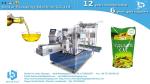 Semi-cooked food packaging meat and soup mixing packing doypack machine