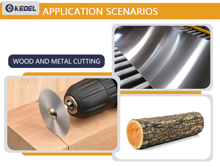 Customizable Size Cemented Tungsten Carbide Circular Saw Blade with 6 Months Warranty for Metal Cutting