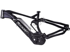 All Mountain Electric Bike Frame Full Painting With CX Mid - Drive System