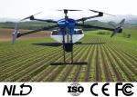 6 Propellers FCC ISO9001 Fertilizer Spraying Drone , Crop Spraying Drone
